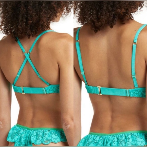 We Are HAH Hot As Hell Free People Revolve Hook Up Bra Dusty Rose Sz B C D 30-38 - Picture 5 of 11